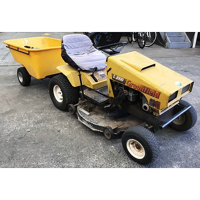 Greenfield E2000 MK2 Ride-On Lawnmower with Trailer