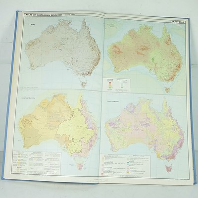 Large Format Folio Atlas Of Australian Resources Second Series Published Canberra 1977