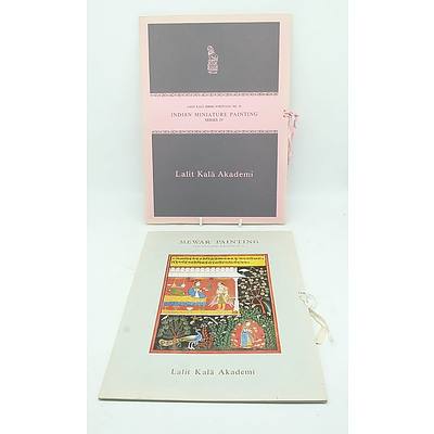 Group of Various Folio Booklets on Indian Miniature Paintings