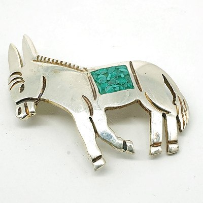 Mexican Sterling Silver Donkey