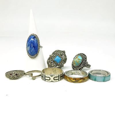 Eight Decorative Rings