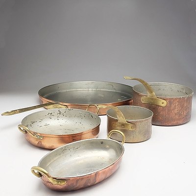 Collection of Copper Cookware
