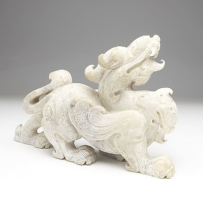 Chinese Carved Stone Chimera, Modern