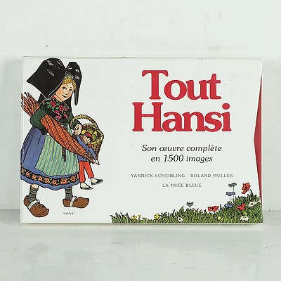 Tout Hansi (French 1873-1951) Framed Lithographs And Accompanying Book