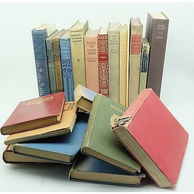 Group of Antique and Vintage Books Including Poetry, Geology and More