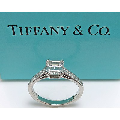 Tiffany 1.06ct Diamond Ring. Platinum.