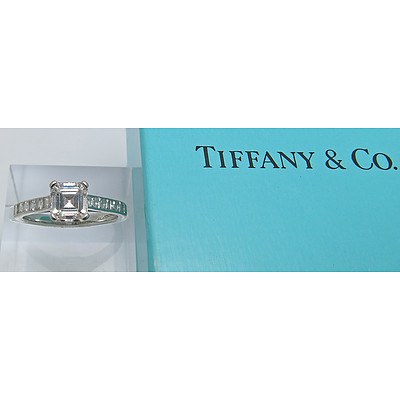 Tiffany 1.06ct Diamond Ring. Platinum.