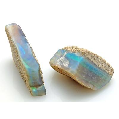 Australia - Mintabie Uncut Opal