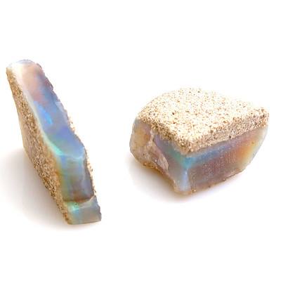 Australia - Mintabie Uncut Opal