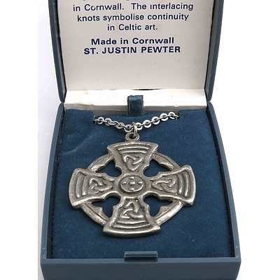 Pewter Celtic Cross