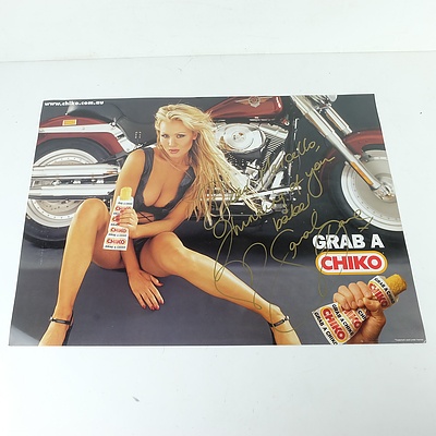 Signed Chicko Advertisement Poster