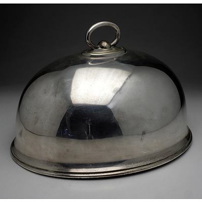 Antique Silver Plated Food Dome Sheffield Walker and Hall