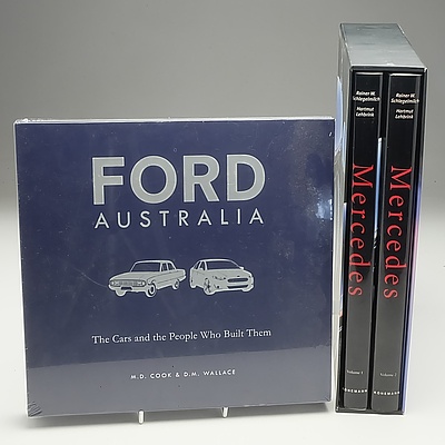 Four Automotive Books Including Ford Australia, American Racing and More