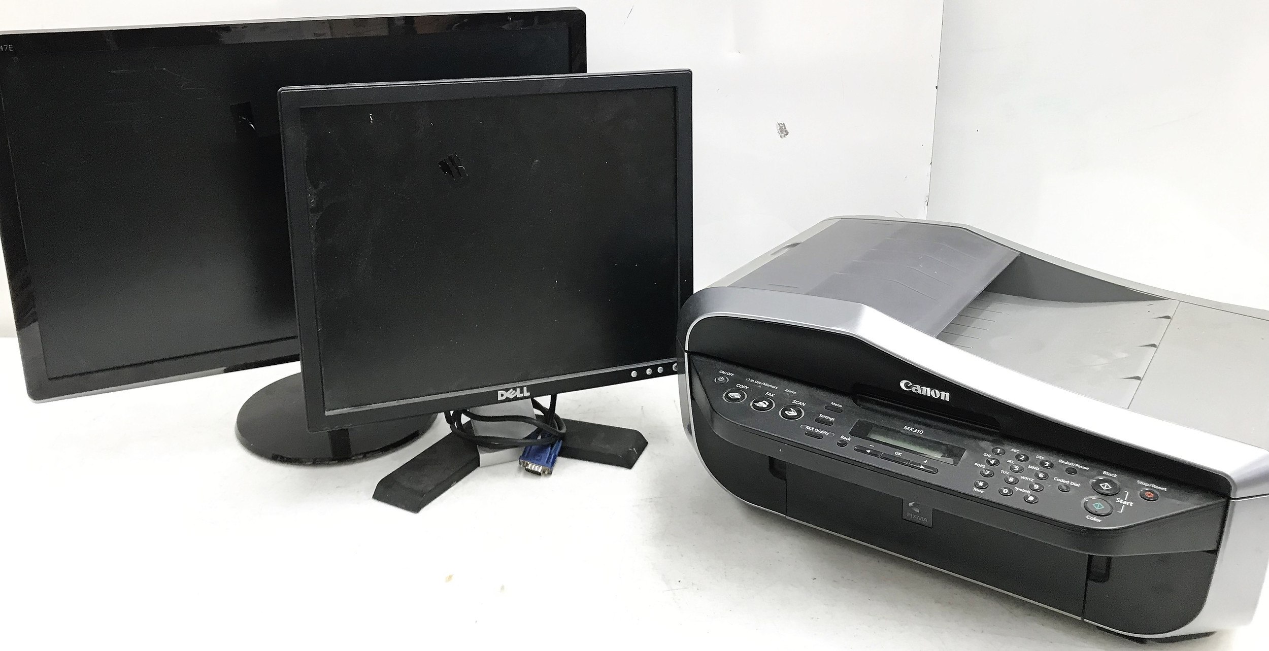 LCD Monitors Printers Lot 1058848 ALLBIDS