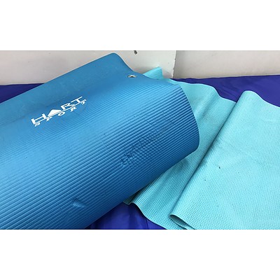 Brand New Soft Landing Mat with Hart Fitness Mats & Yoga Mats - Lot of 16