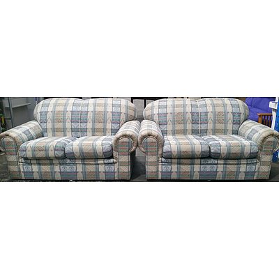 Minelli Two Seater Sofas - Lot of Two