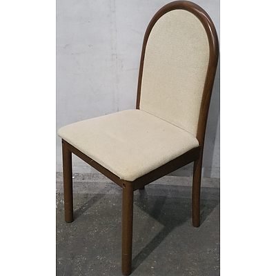 Golden Oak Bentwood Dining Chairs - Lot of Four