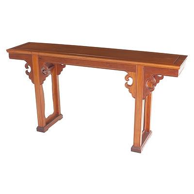 Chinese Rosewood Altar Table, Later 20th Century