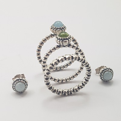 Genuine Pandora Rings and Earrings