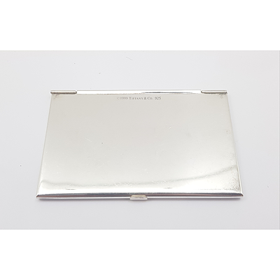 Tiffany and Co Sterling Silver Card Case