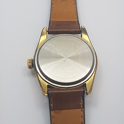 Vintage Rolex Tudor Oyster Wrist Watch with leather Band Circa 1970's