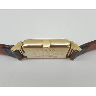 1960's Hamilton 14ct Yellow Gold Men's Wrist Watch in Original Case