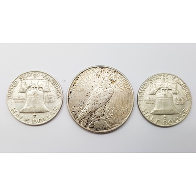 Three American Silver Coins