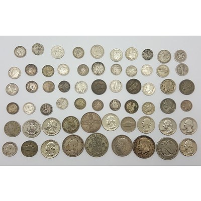 Estate Collection of Silver Content Coins- Approx 240 grams total