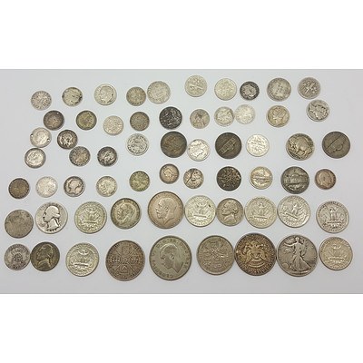 Estate Collection of Silver Content Coins- Approx 240 grams total