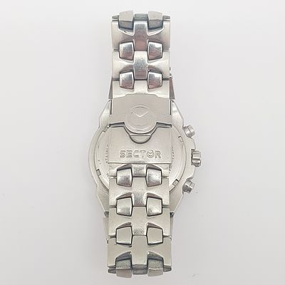 Sector 300 Chrono Quartz Wrist Watch with Original Sector Band (Swiss Made)