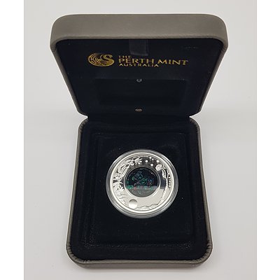 2012 Australian Opal Series Proof Coin - The Koala $1 Silver Proof Coin with Australian Opal Detail