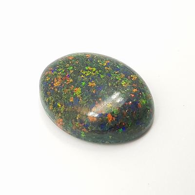 Solid Black Opal Matrix