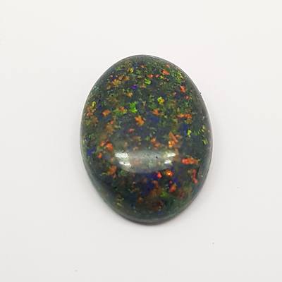 Solid Black Opal Matrix