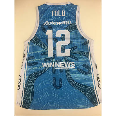 Marianna Tolo #12 - UC Capitals 2018 Indigenous Jersey - Match Worn