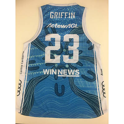 Kelsey Griffin #23 - UC Capitals 2018 Indigenous Jersey - Match Worn