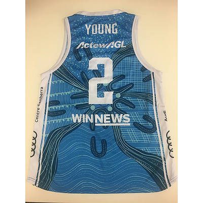 Hannah Young #2 -  UC Capitals 2018 Indigenous Jersey - Match Worn