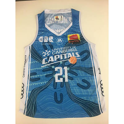 Keely Froling #21 -  UC Capitals 2018 Indigenous Jersey - Match Worn