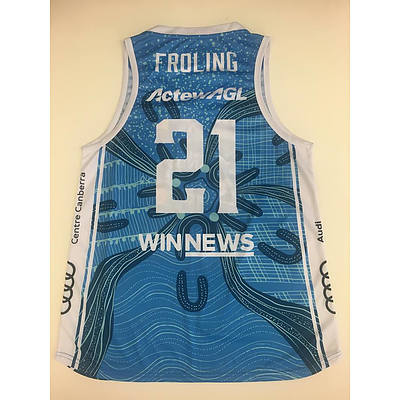 Keely Froling #21 -  UC Capitals 2018 Indigenous Jersey - Match Worn