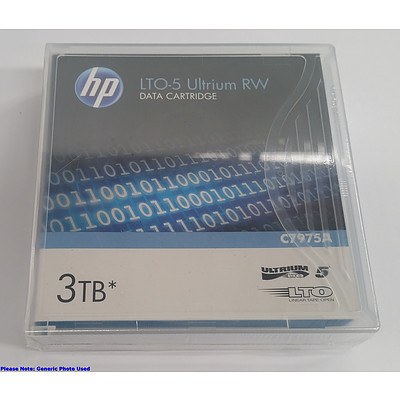 HP (C7975A) LTO-5 Ultrium RW 3TB Data Cartridges - Lot of 16 *BRAND NEW RRP over $700