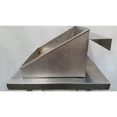 Stainless Steel Bench and Chip Hopper