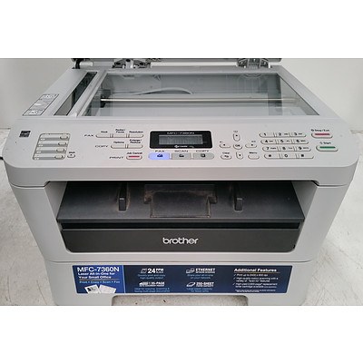 Brother MFC-7360N Black & White Multi-Function Printer & Canon i950 Printer