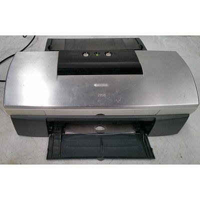 Brother MFC-7360N Black & White Multi-Function Printer & Canon i950 Printer