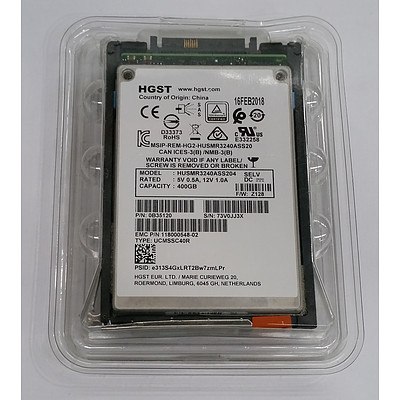 HGST (HUSMR3240ASS204) Ultrastar SS300 400GB 12Gb/s SAS Solid State Drive *BRAND NEW - Original RRP over $7000