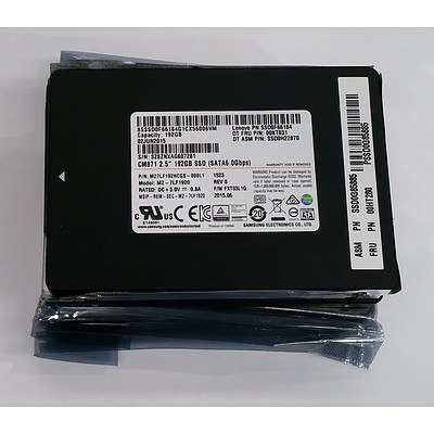 Samsung (MZ-7LF1920) 2.5" 192GB SATA Solid State Drive - Lot of Five