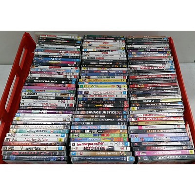 Assorted DVDs - Lot of 120