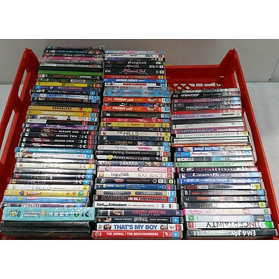 Assorted DVD's of Television Series and Movies - Lot of 110
