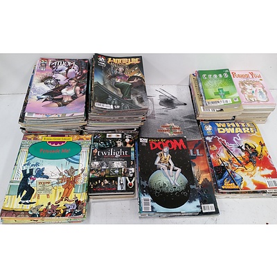 Selection of Fantasy Comics and Books