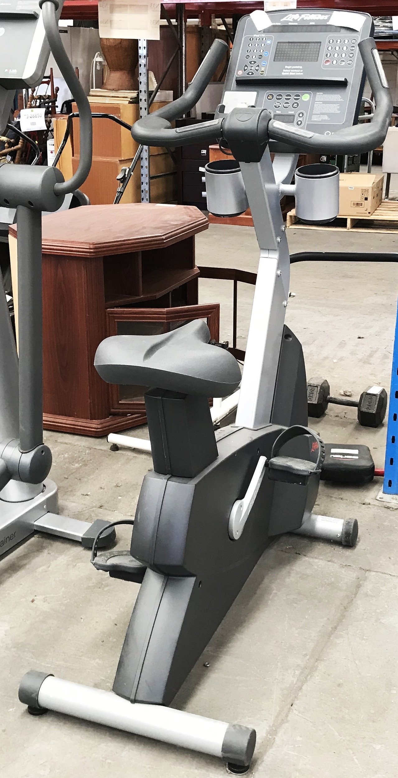 life fitness clsc upright bike