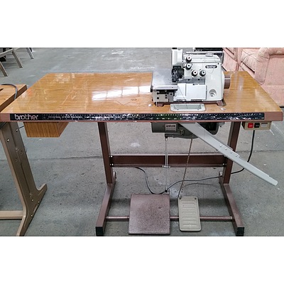 Brother MA4-B551 Industrial Overlocker and Work Table