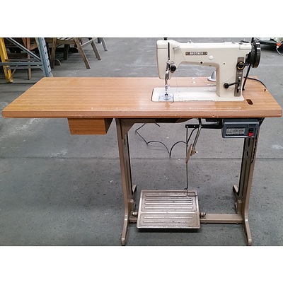 Brother TZI-B652 Industrial Sewing Machine and Work Table
